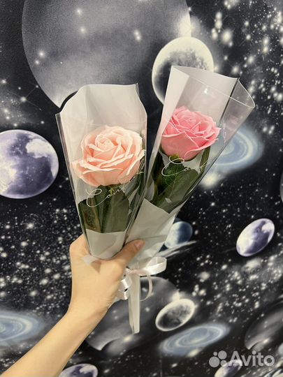 Мыльная роза в упаковке