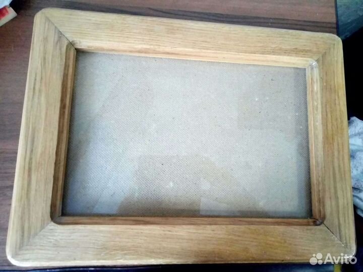 Рамка для фото натуральное дерево