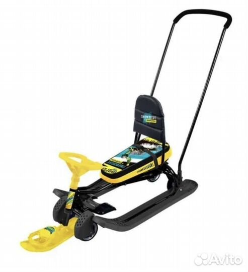 Снегокат с колесами бу