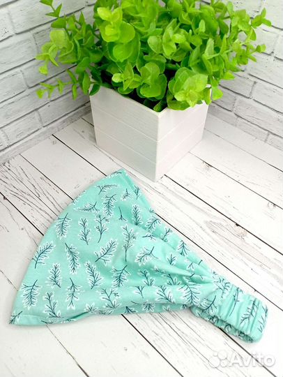 Трикотажные косынки на резинке