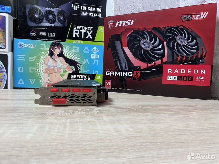 Видеокарта rx 480 8gb msi gamingx