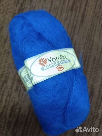 Пряжа для вязания мохер