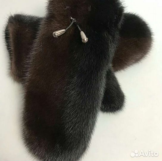 Норковые варежки