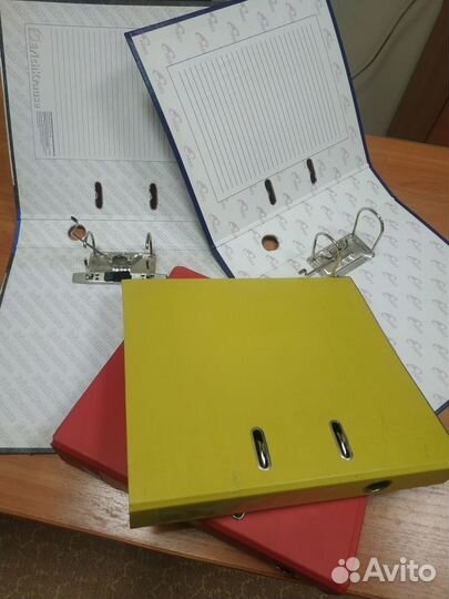 Папки с металлическими скоросшивателями