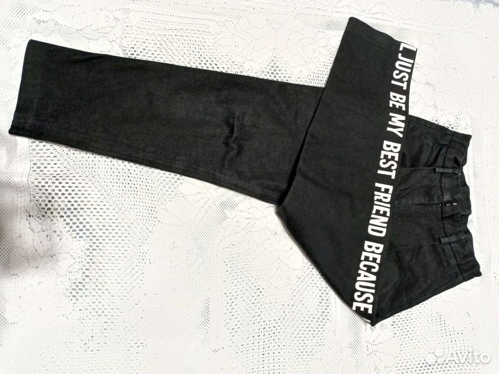 Брюки джинсовые на девочку р.146