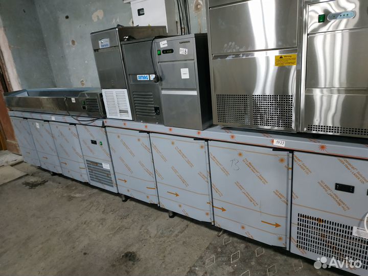 Холодильные и морозильные столы Б/У