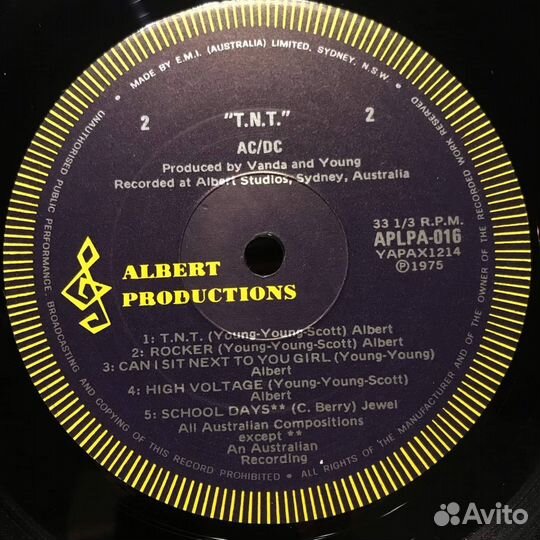 AC/DC - T.N.T. (1975) Australia