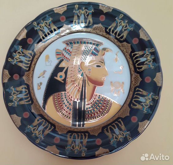 Большая декоративная тарелка Египет