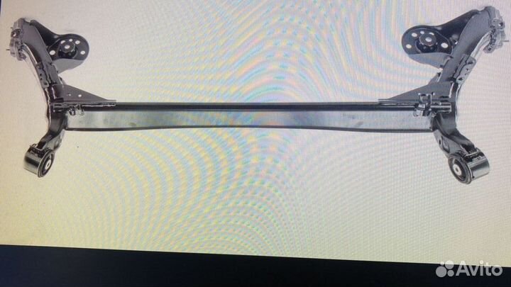 Балка задняя (барабаны) Hyundai Solaris KiaRio 3