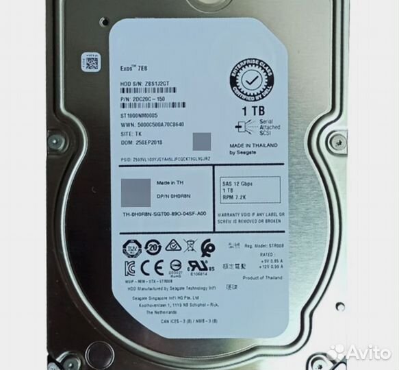 Жесткий диск ST1000NM0085