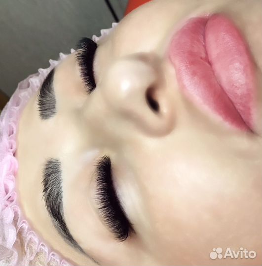 Наращивание ресниц на дому