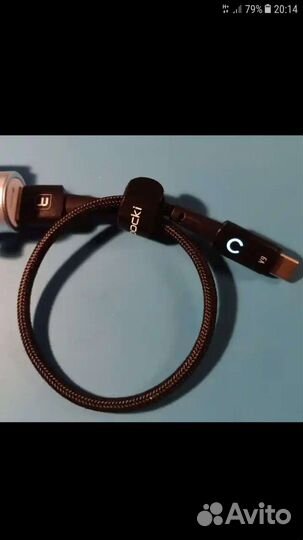 Фирменный usb type C кабель Toocki 66w/6a