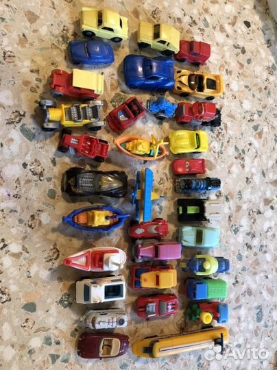 Машинки,транспорт из киндер сюрпризов