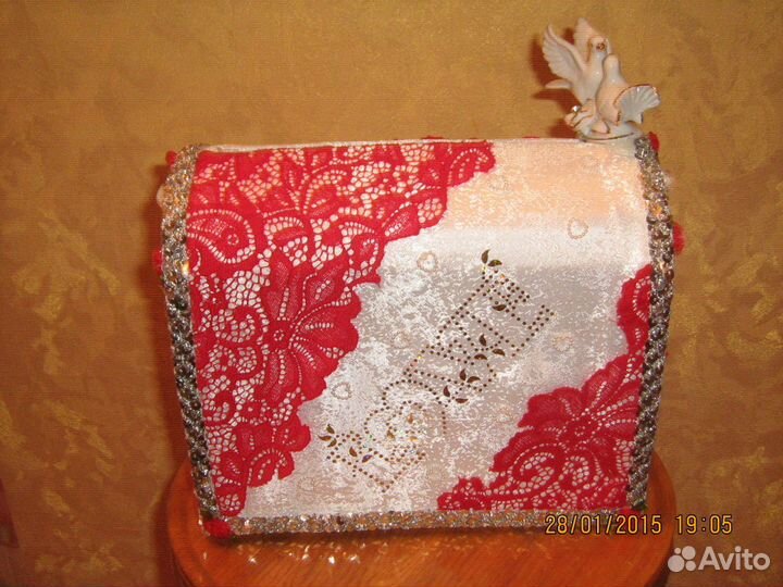 Сундук/казна для сбора денег на свадьбе