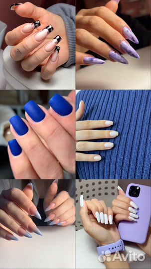 Наращивание ногтей Маникюр
