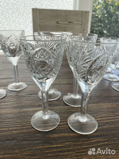 Рюмки и фужер СССР