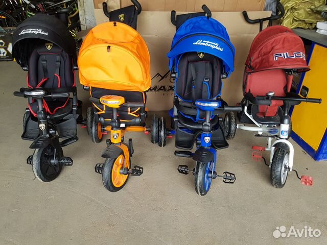 Велосипеды 3-х колесные управляшки Lamborghini