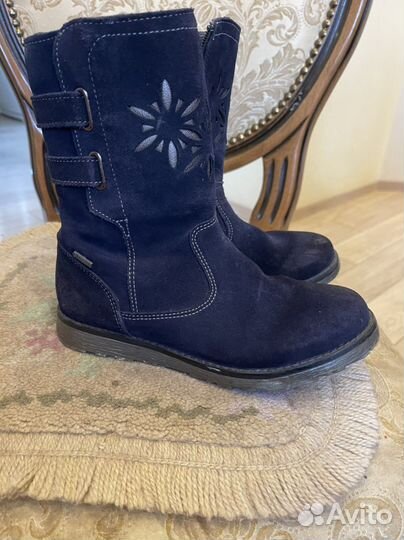 Сапоги на девочку 32 размера б у на молнии