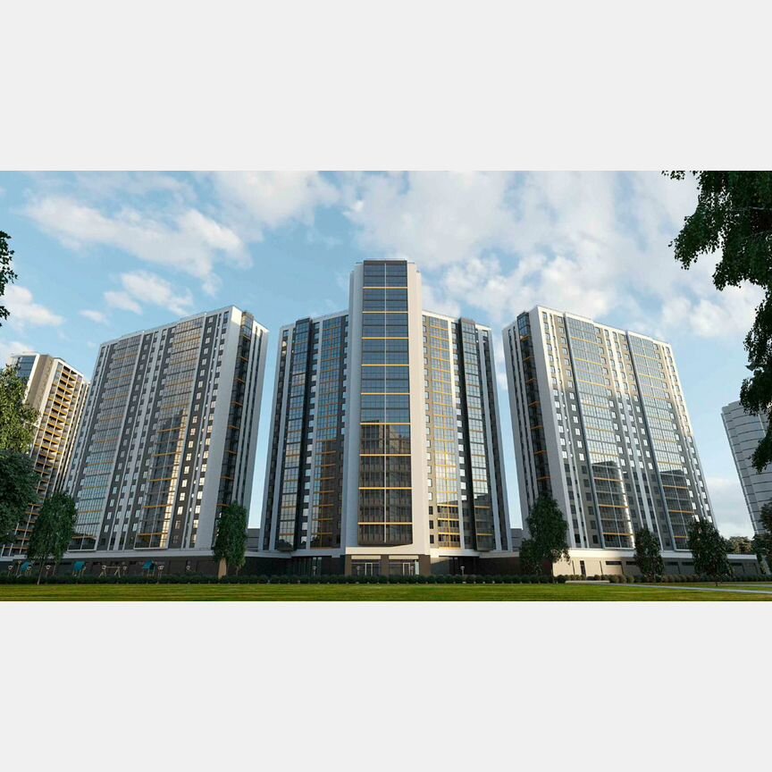 1-к. квартира, 34 м², 7/25 эт.