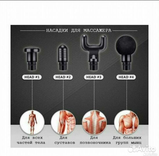 Перкуссионный массажер. Новый