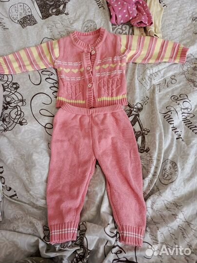 Вещи пакетом на девочку 68-74