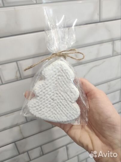 Бомбочки для ванны ручной работы новогодняя