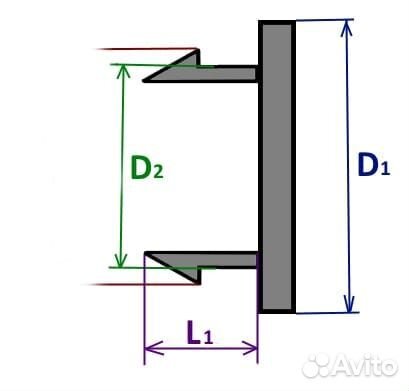 Колпачки на литые диски Skoda 55/52/7