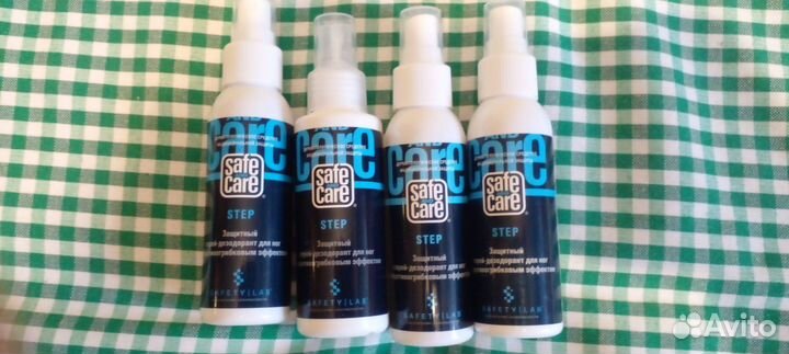 Защитный спрей-дезодоран для ног safe and care