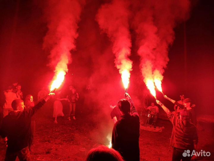 Фаер красный файер Фальшфейер Огонь