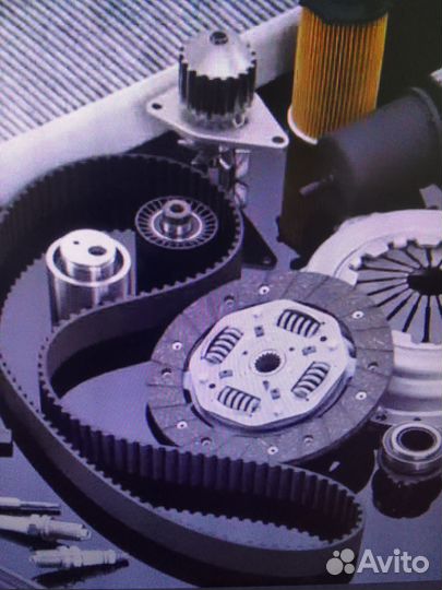 Грм, сцепление, тормозные колодки