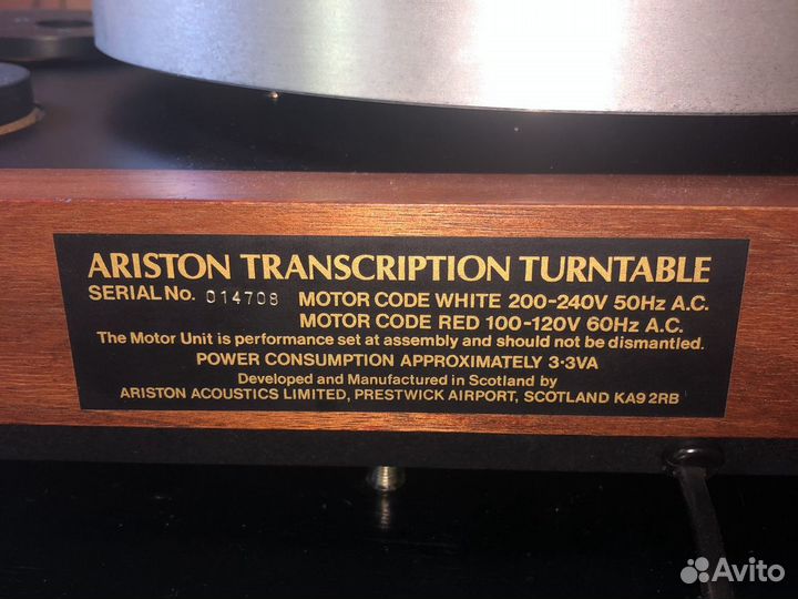 Ariston RD80 SL стол проигрывателя винила