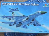 Сборная модель Су-27 trumpeter 1/72