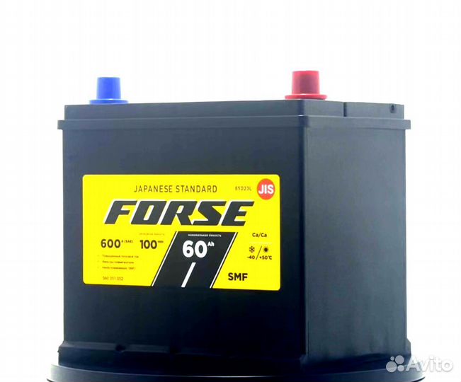 Аккумулятор forse Asia 6CT- 60 VL (0) D23