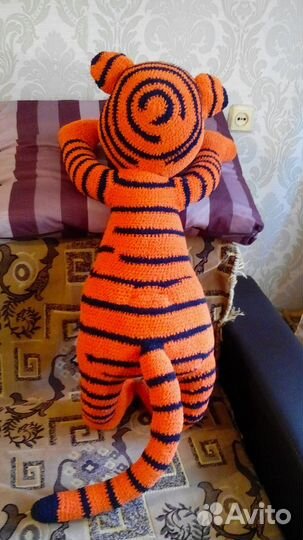 Большая мягкая игрушка,тигр ручной работы