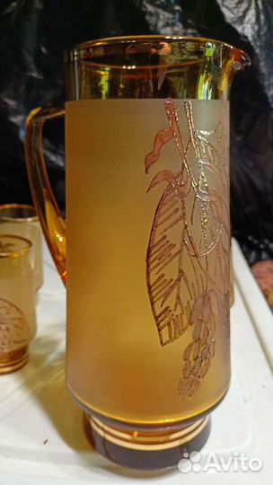 Набор для воды Богемия винтаж