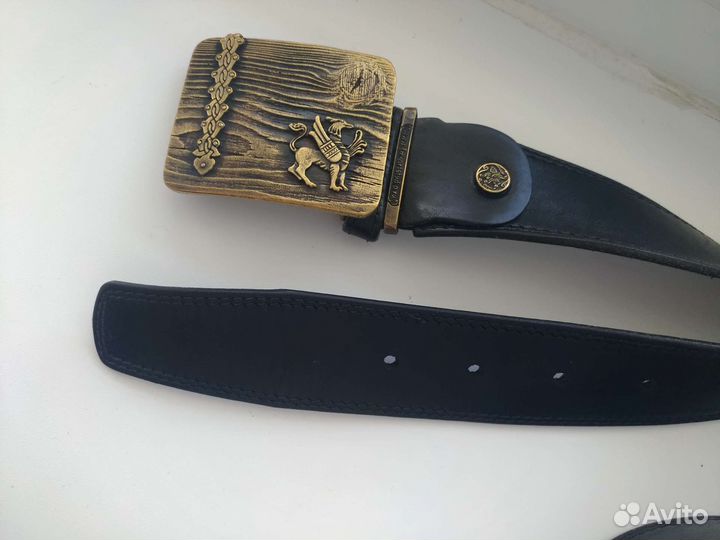 Ремень из кожи авторский Ф. Мещерского