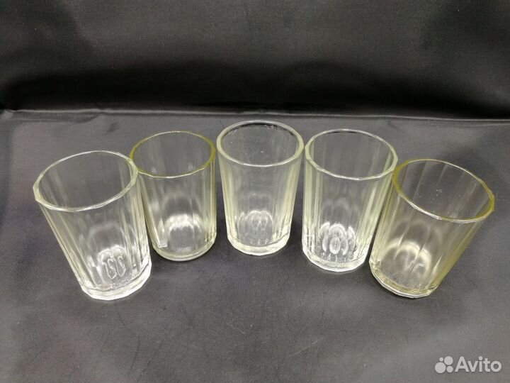 Стопка граненая 95-100 мл стекло 8*5,5 см ссз