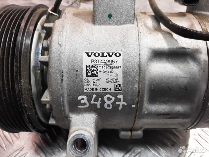 Компрессор кондиционера Volvo XC60 2 (UZ) 31449067