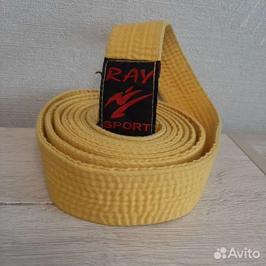 Пояс жёлтый для кимоно в Энергетике