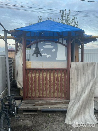 Беседка деревянная бу