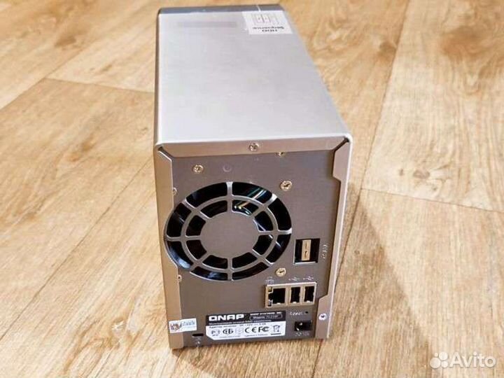 Хранилище NAS qnap TS-219p на 2 HDD