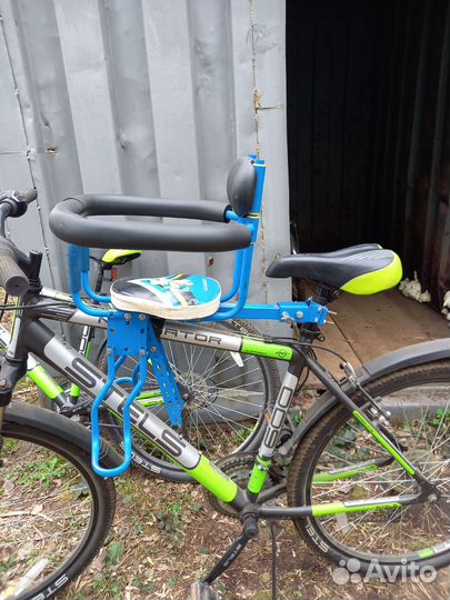 Детское кресло на велосипед переднее