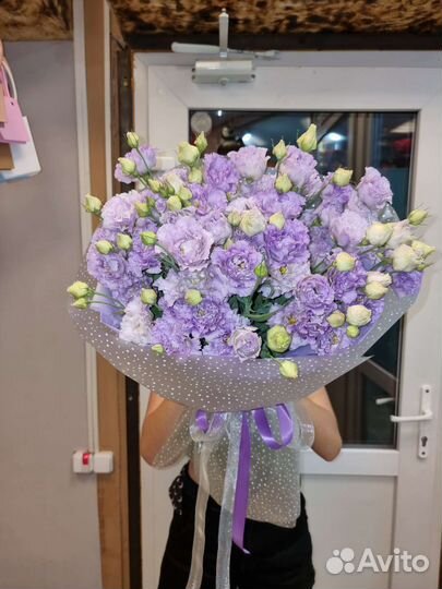 Цветы и букеты с доставкой, эустома, букет эустомы