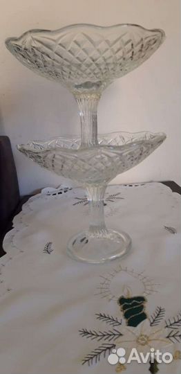 Вазочки хрусталь новые