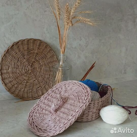 Хлебница плетеная,шкатулка