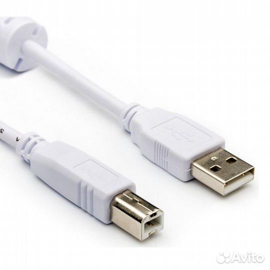 Кабель USB 2.0 AM/BM для принтера, сканера, 2.1 м
