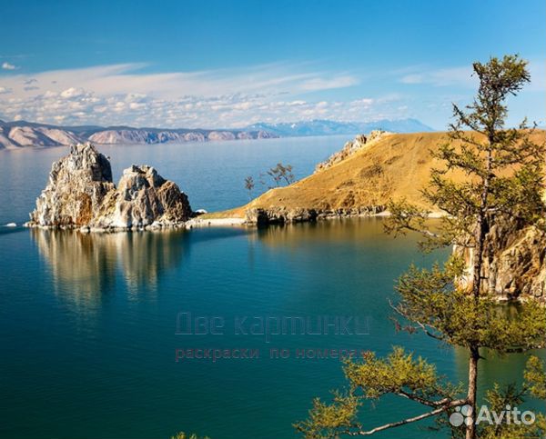 Картина по номерам 40x50 Остров Ольхон