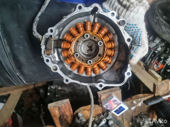 Honda сбр 600 рр крышка генератора