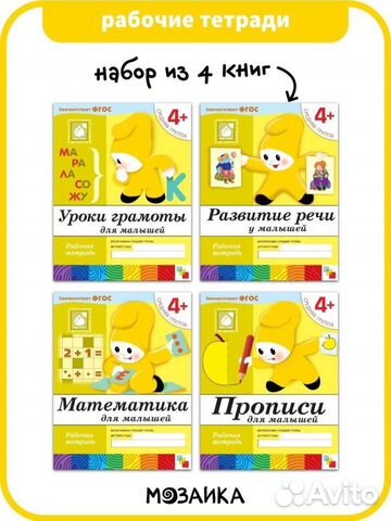Рабочие тетради 4+