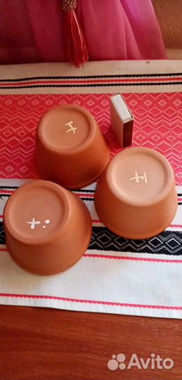 Горшки мини керамические, цветочные